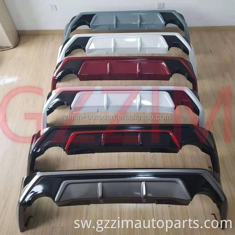 Mbele na nyuma bumper walinzi bumper walinzi iliongoza bumper kwa Rav 4 2020+